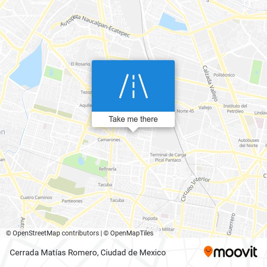 Cerrada Matías Romero map