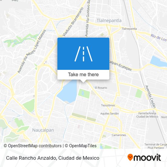 Calle Rancho Anzaldo map