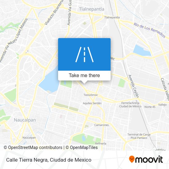 Calle Tierra Negra map