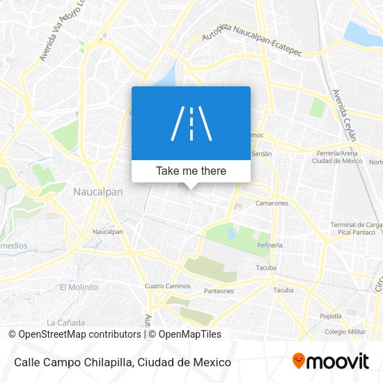 Mapa de Calle Campo Chilapilla