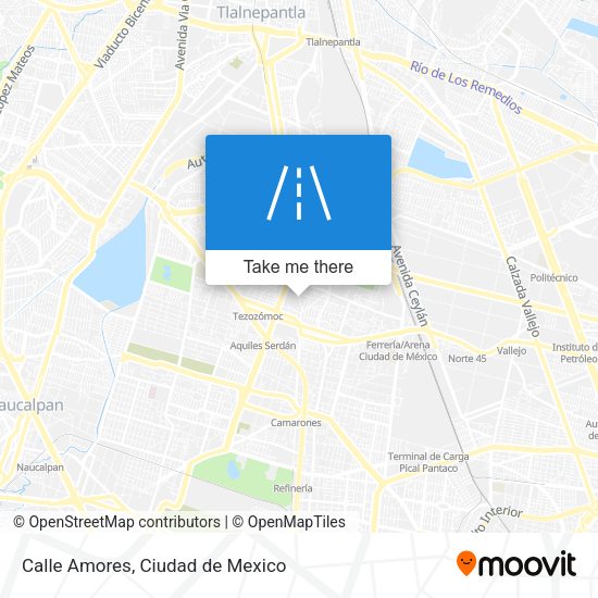 Mapa de Calle Amores