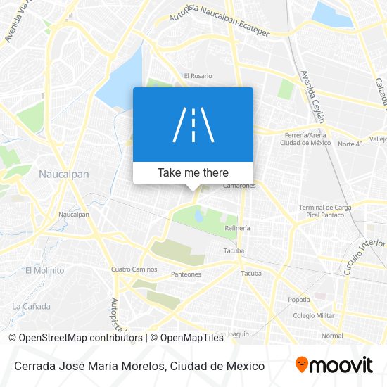 Mapa de Cerrada José María Morelos