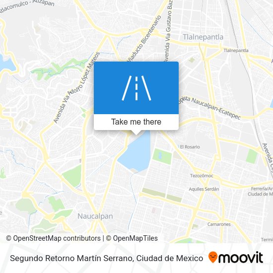 Segundo Retorno Martín Serrano map
