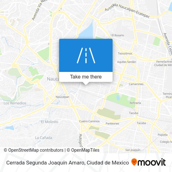 Cerrada Segunda Joaquín Amaro map