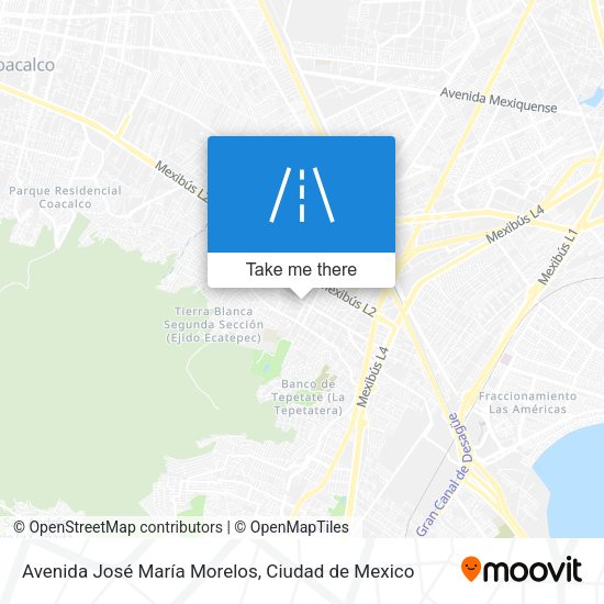 Avenida José María Morelos map