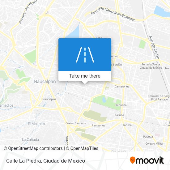 Calle La Piedra map