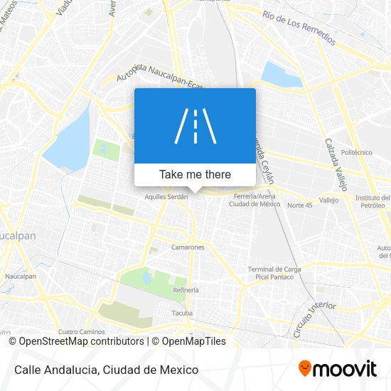 Calle Andalucia map