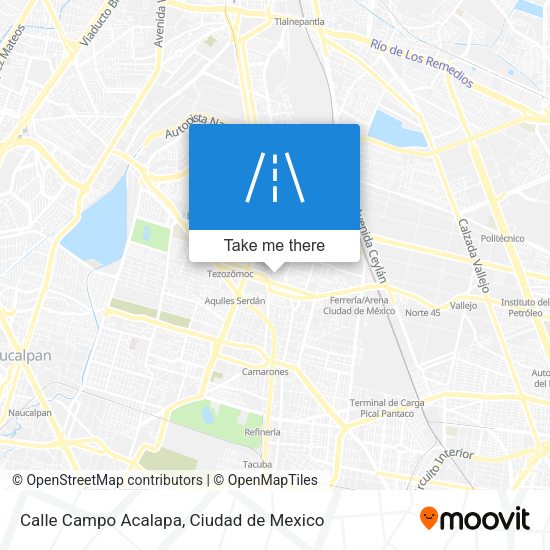 Calle Campo Acalapa map