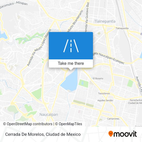 Mapa de Cerrada De Morelos