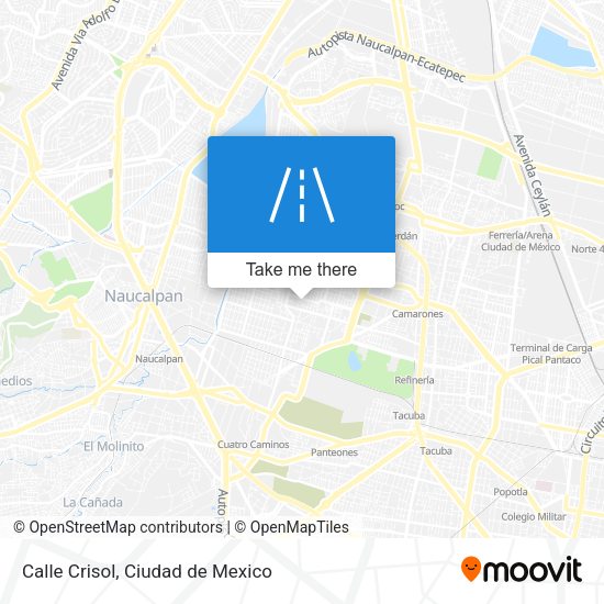 Calle Crisol map