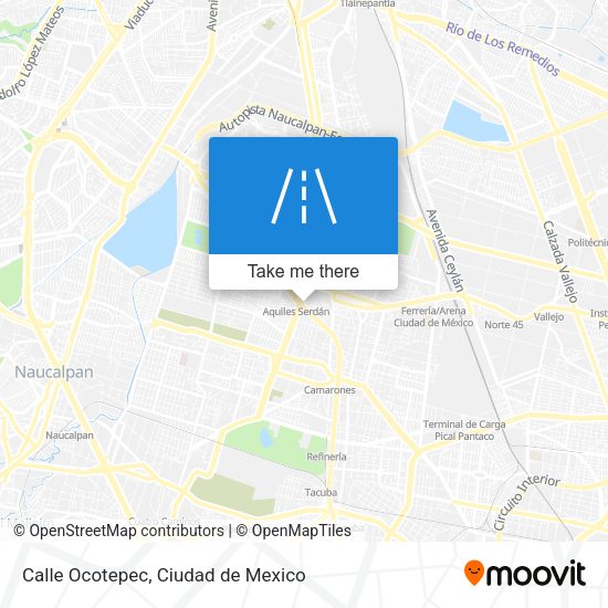 Calle Ocotepec map