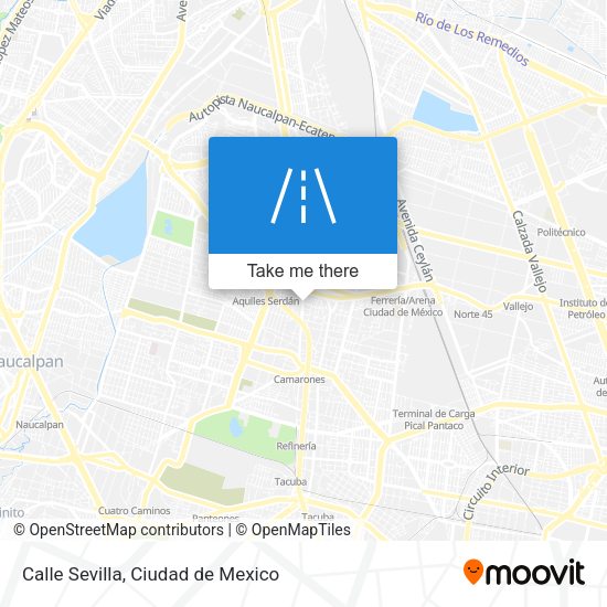 Calle Sevilla map