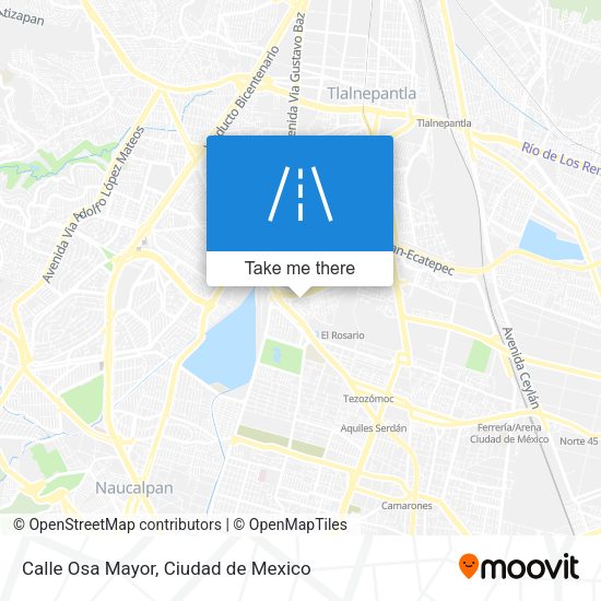 Calle Osa Mayor map