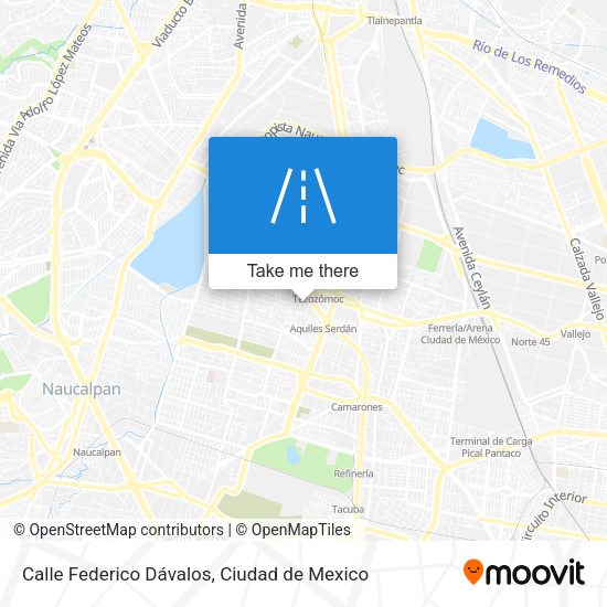 Calle Federico Dávalos map