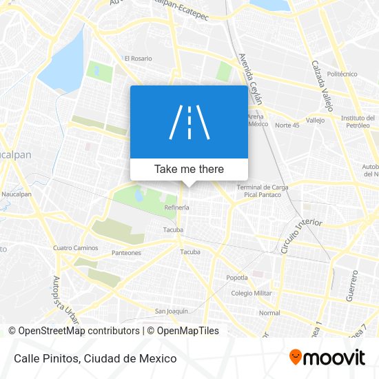 Calle Pinitos map