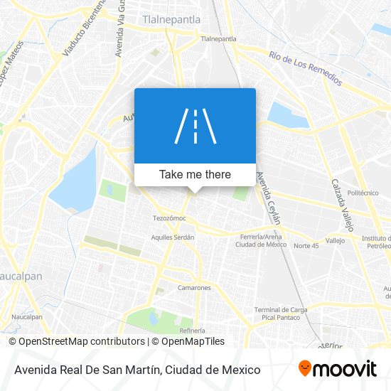 Avenida Real De San Martín map
