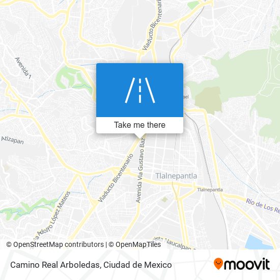 Camino Real Arboledas map