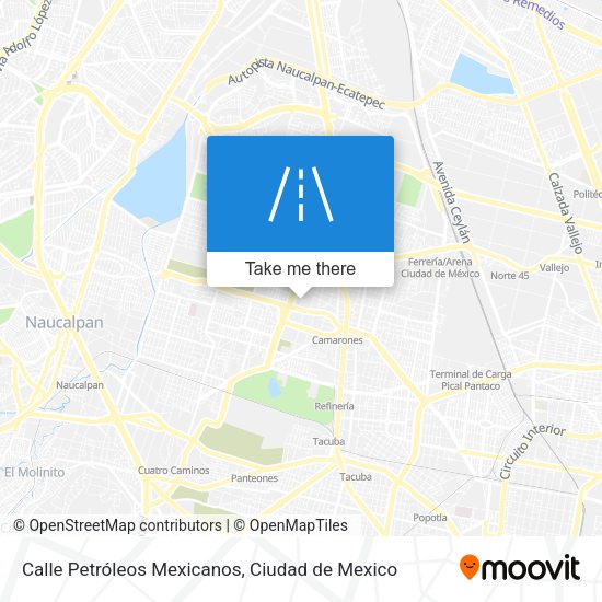 Calle Petróleos Mexicanos map