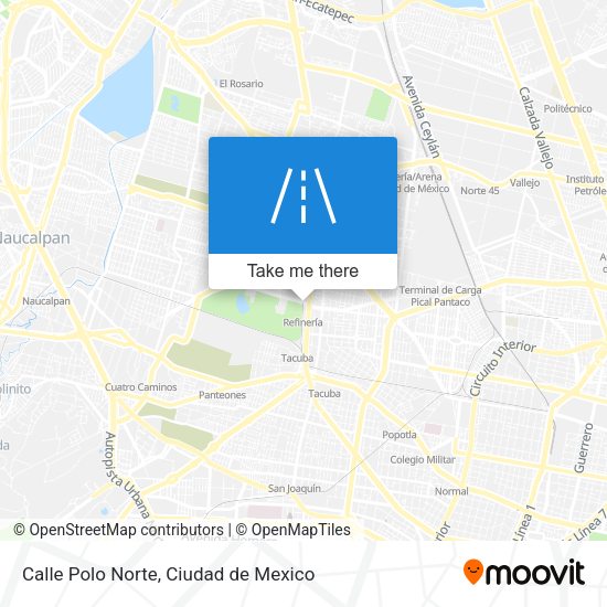 Mapa de Calle Polo Norte