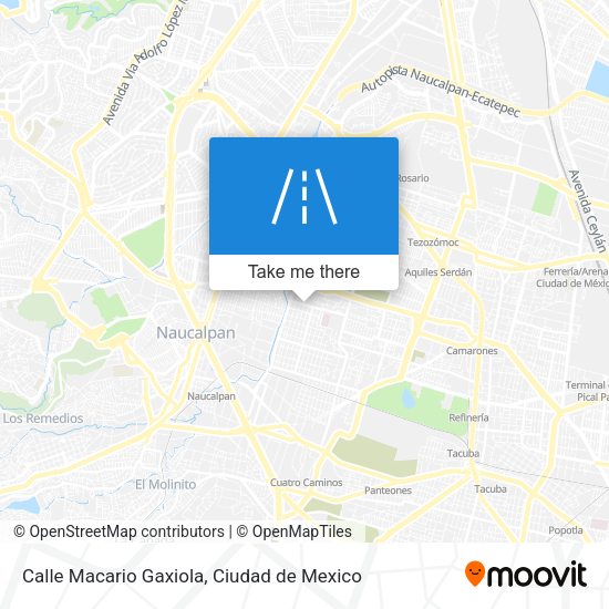 Mapa de Calle Macario Gaxiola