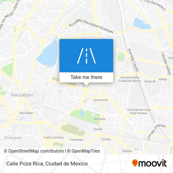 Calle Poza Rica map