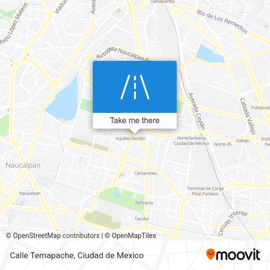 Mapa de Calle Temapache