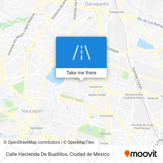Calle Hacienda De Bustillos map