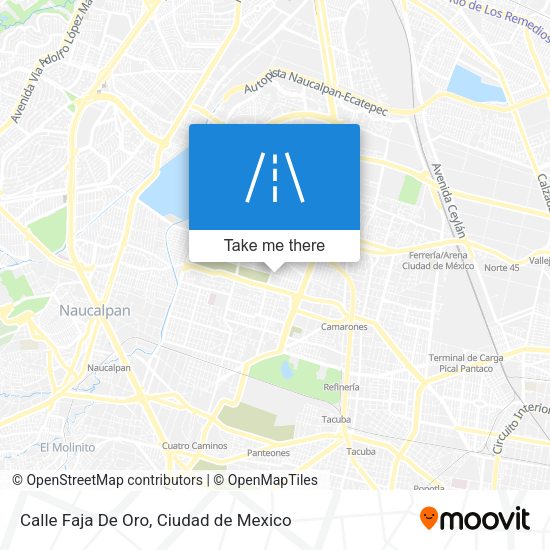 Calle Faja De Oro map