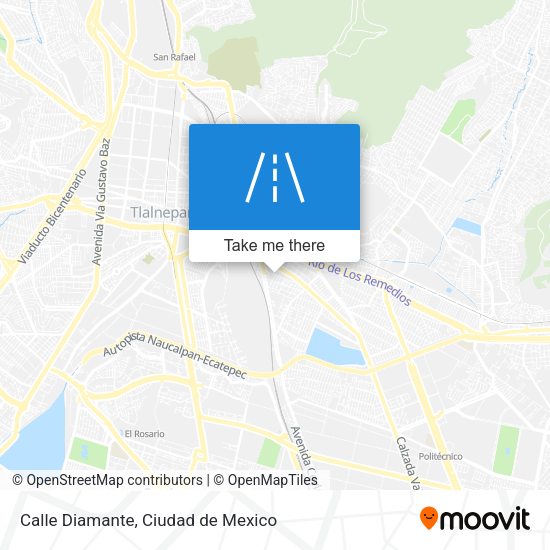 Calle Diamante map