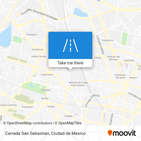 Mapa de Cerrada San Sebastian