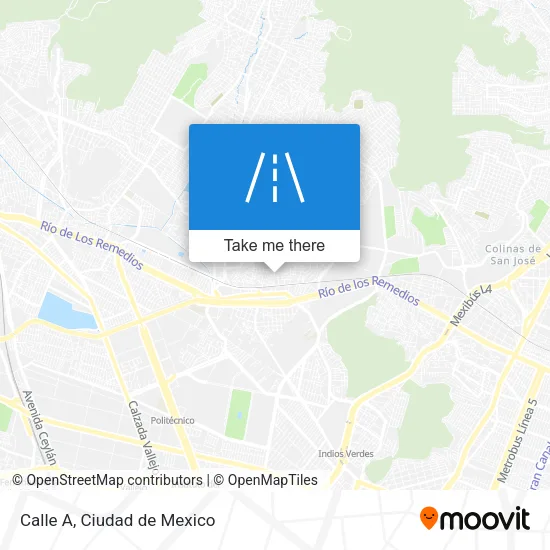 Mapa de Calle A