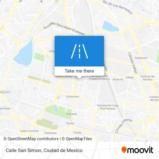 Mapa de Calle San Simon