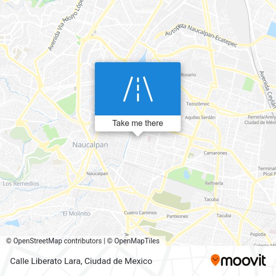 Mapa de Calle Liberato Lara