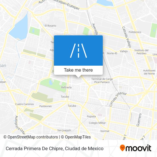 Cerrada Primera De Chipre map
