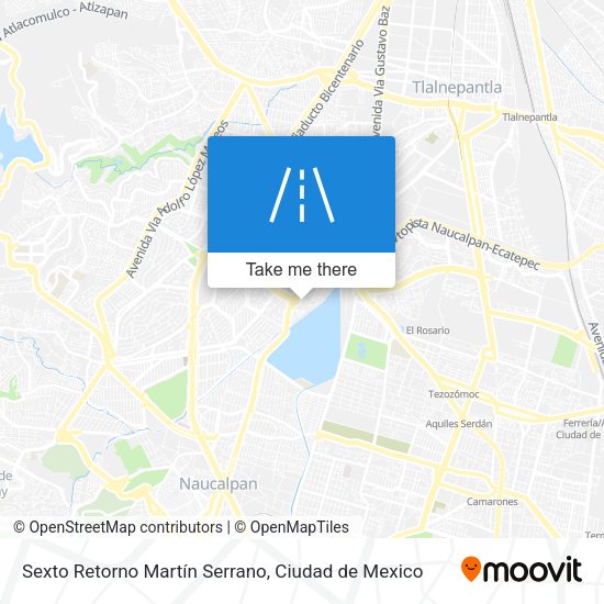Sexto Retorno Martín Serrano map