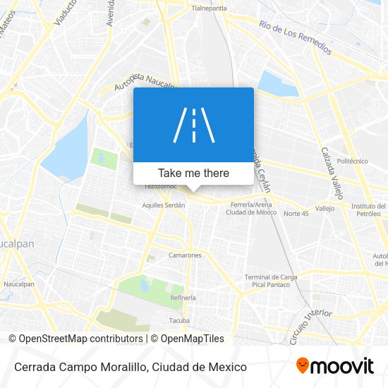Cerrada Campo Moralillo map