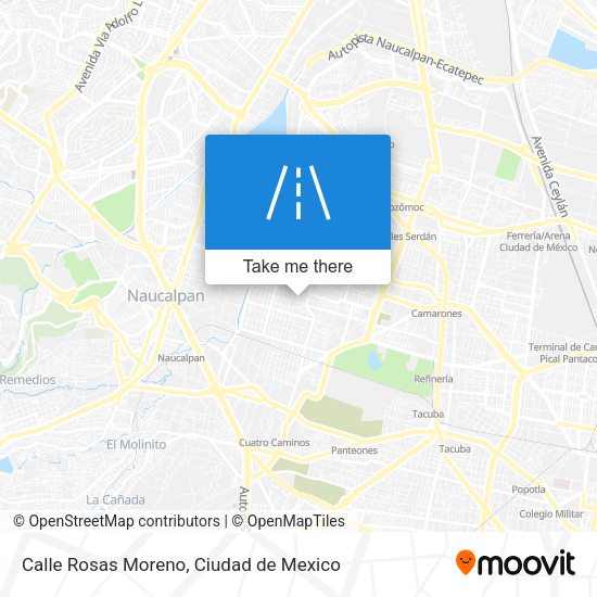 Calle Rosas Moreno map