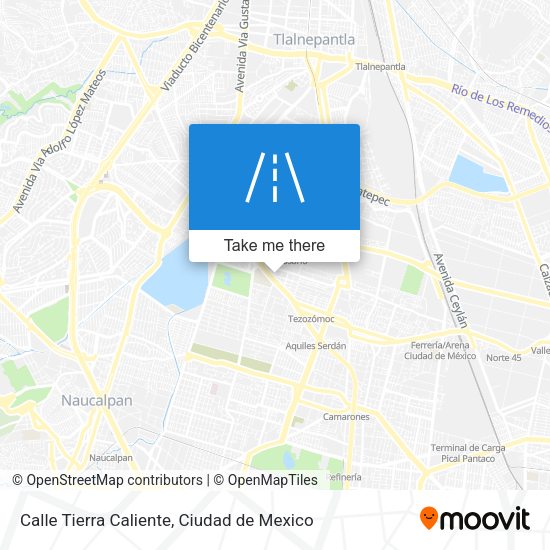 Mapa de Calle Tierra Caliente