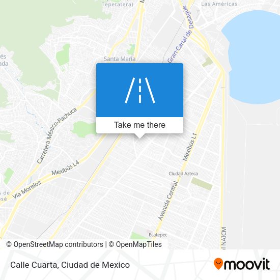 Mapa de Calle Cuarta