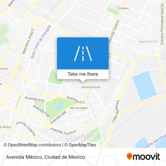 Avenida México map