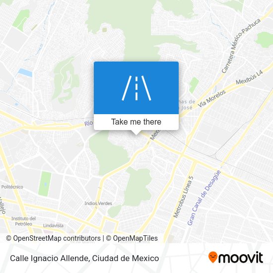 Calle Ignacio Allende map