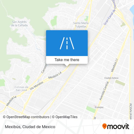 Mapa de Mexibús