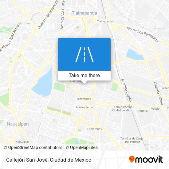 Callejón San José map