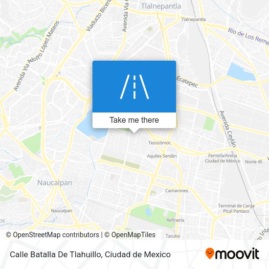 Calle Batalla De Tlahuillo map