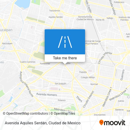 Avenida Aquiles Serdán map