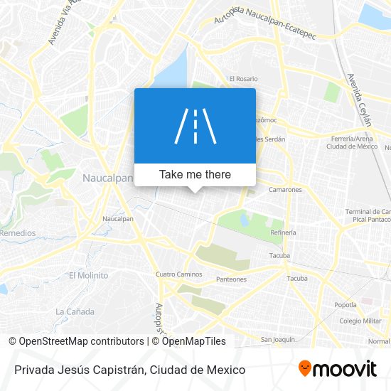 Privada Jesús Capistrán map
