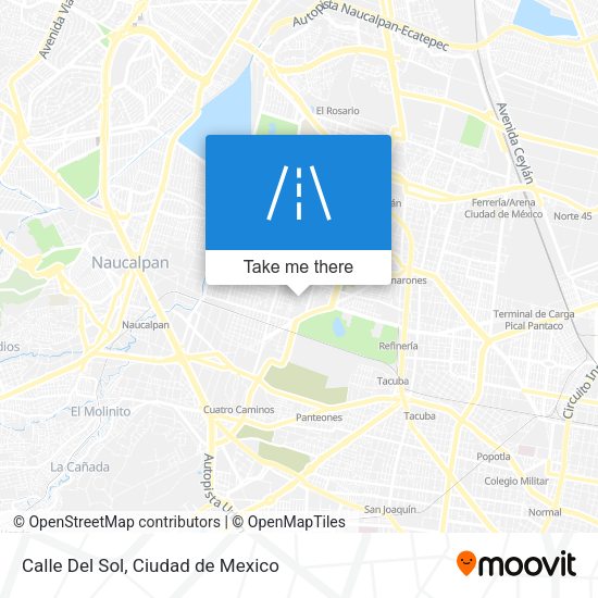 Mapa de Calle Del Sol