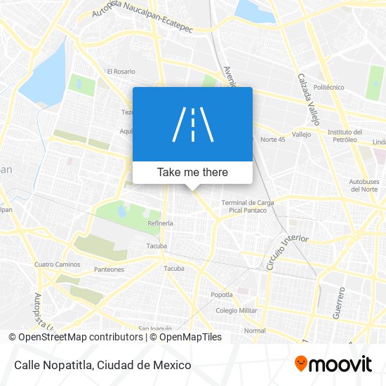 Mapa de Calle Nopatitla