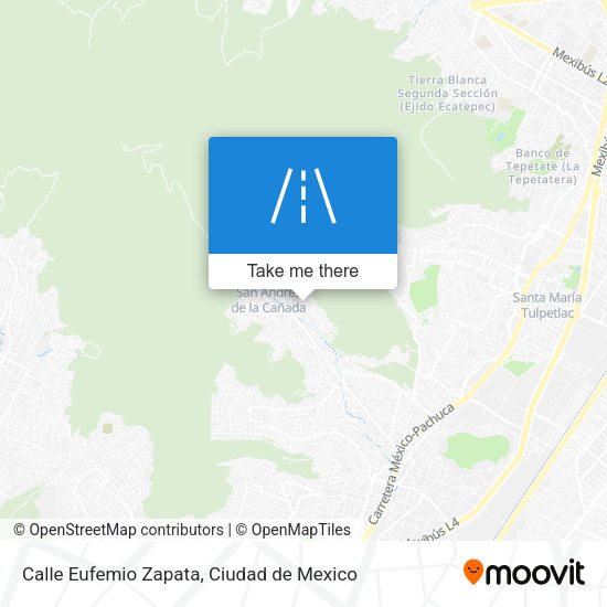 Mapa de Calle Eufemio Zapata