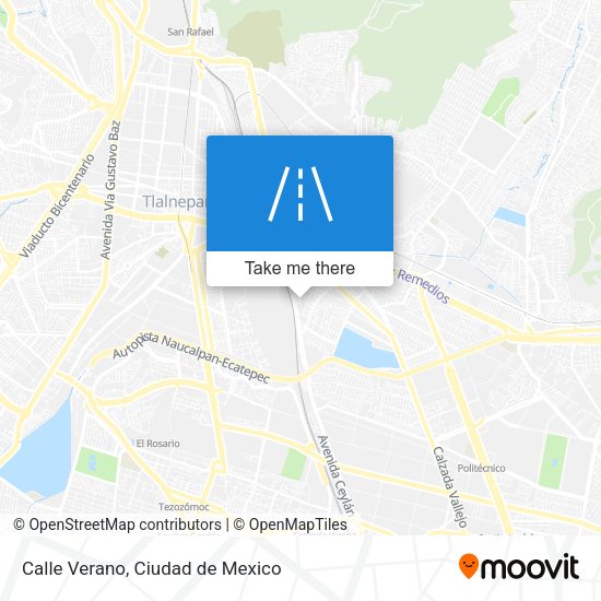 Mapa de Calle Verano